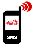 Aktuální informace o dopravních nehodách do mobilu (sms)